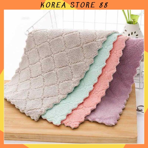 KHĂN LAU NHÀ BẾP, LAU BÁT SIÊU THẤM 2395 KOREA STORE88