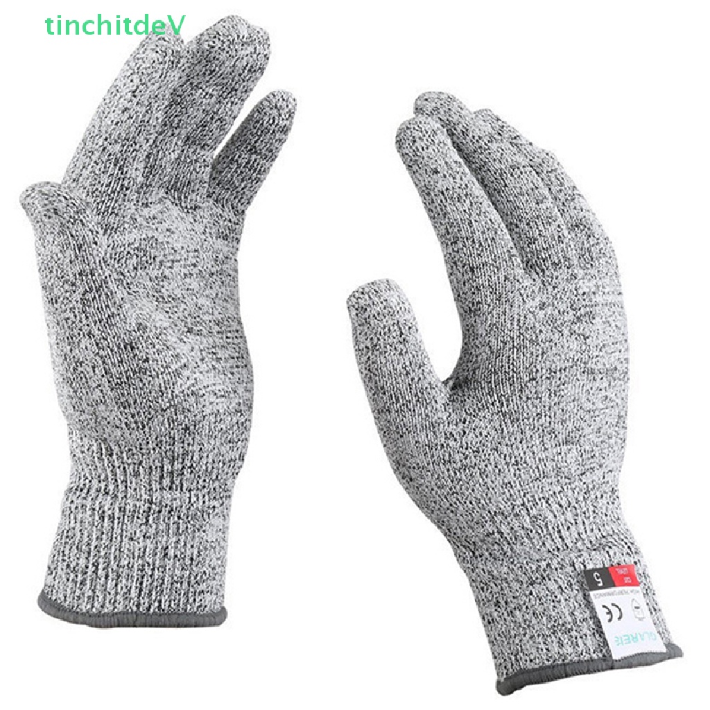 Găng Tay Chống Cắt Thủy Tinh HPPE Level 5 An Toàn Độ Bền Cao