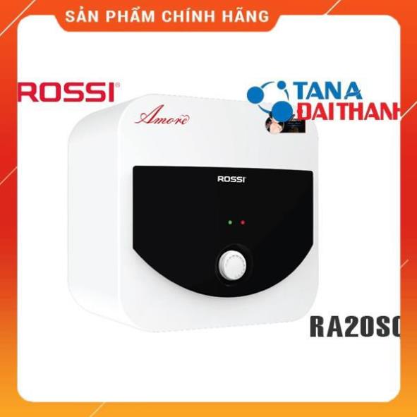 Bình nóng lạnh Rossi vuông RA15SQ | RA20SQ | RA30SQ 15L/20L/30L, Hàng chính hãng - Bảo hành 7 năm BM