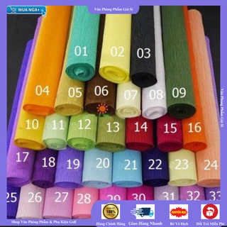 Giấy nhún,Giấy Gấp hoa,giấy nhăn 50x250cm ( 1 cuộn ) [VPP GIÁ SỈ ]