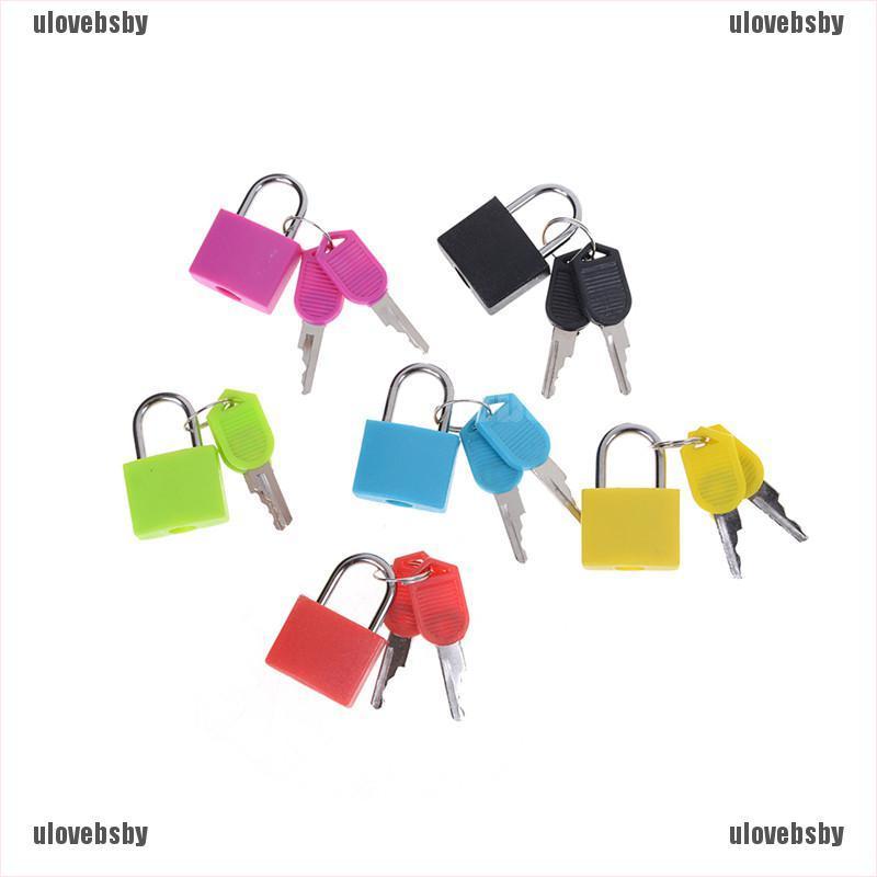 【ulovebsby】Hot sale Best Price New Small Mini Strong Steel Padlock Travel Tiny