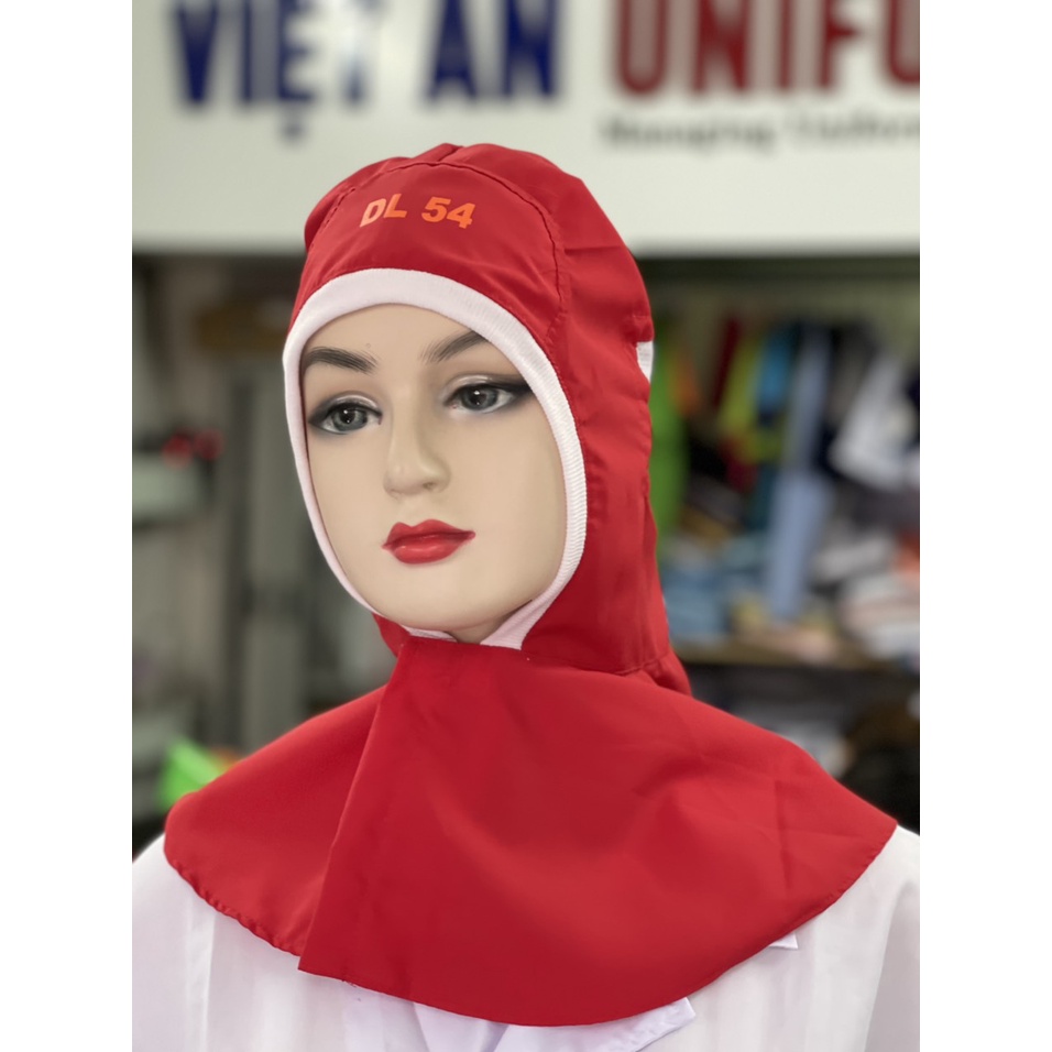 NÓN TRÙM MÀU ĐỎ THỦY SẢN CHUYÊN DỤNG _ HÌNH CHỤP THẬT