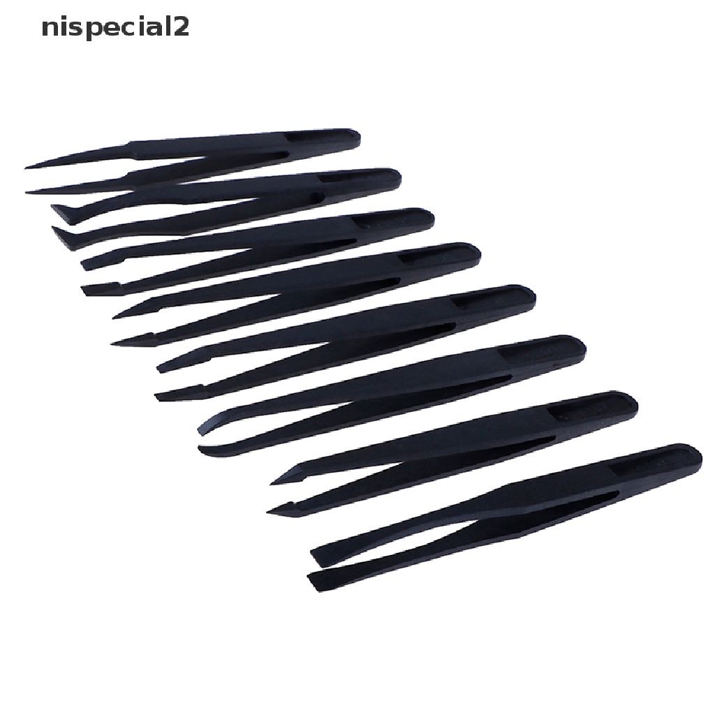 Bộ 8 Nhíp Nhựa ESD Forceps Chống Tĩnh Điện