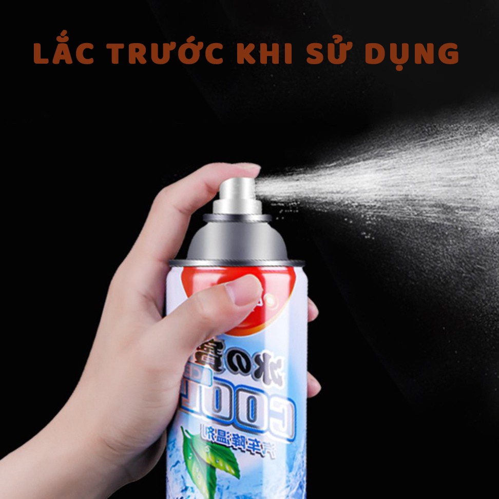 Chai xịt làm lạnh siêu tốc hạ nhiệt bề mặt ngay tức thì 260ml