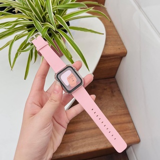 Dây da màu hồng siêu cute dành cho đồng hồ thông minh