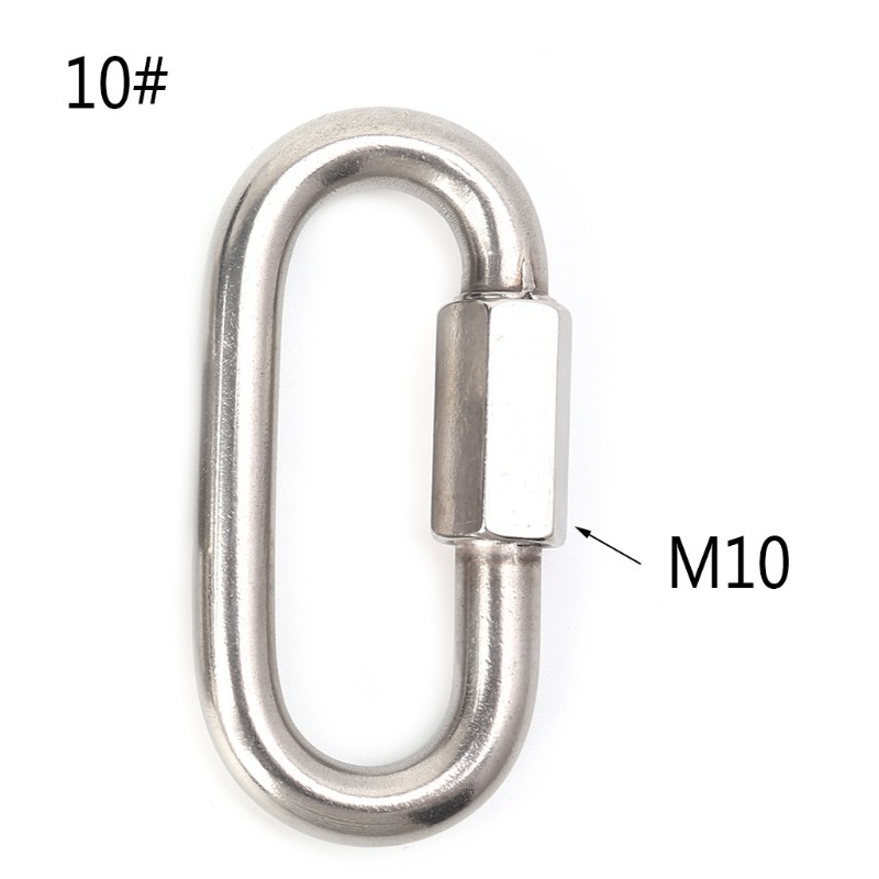 Móc khóa bằng thép không gỉ cho hoạt động leo núi