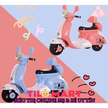 Xe máy điện Vespa  cho bé TILO KIDS TLK-8866