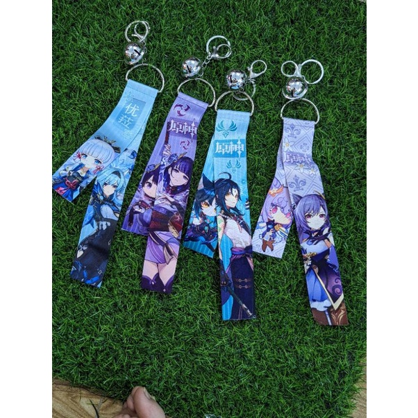 Móc khóa vải Raidenshogun Yae Ayaka Kazuha Eula Xiao in hình genshin impact