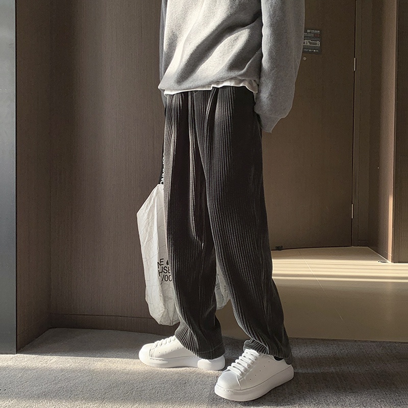 Quần ống rộng thời trang Hàn Quốc cho nam và nữ