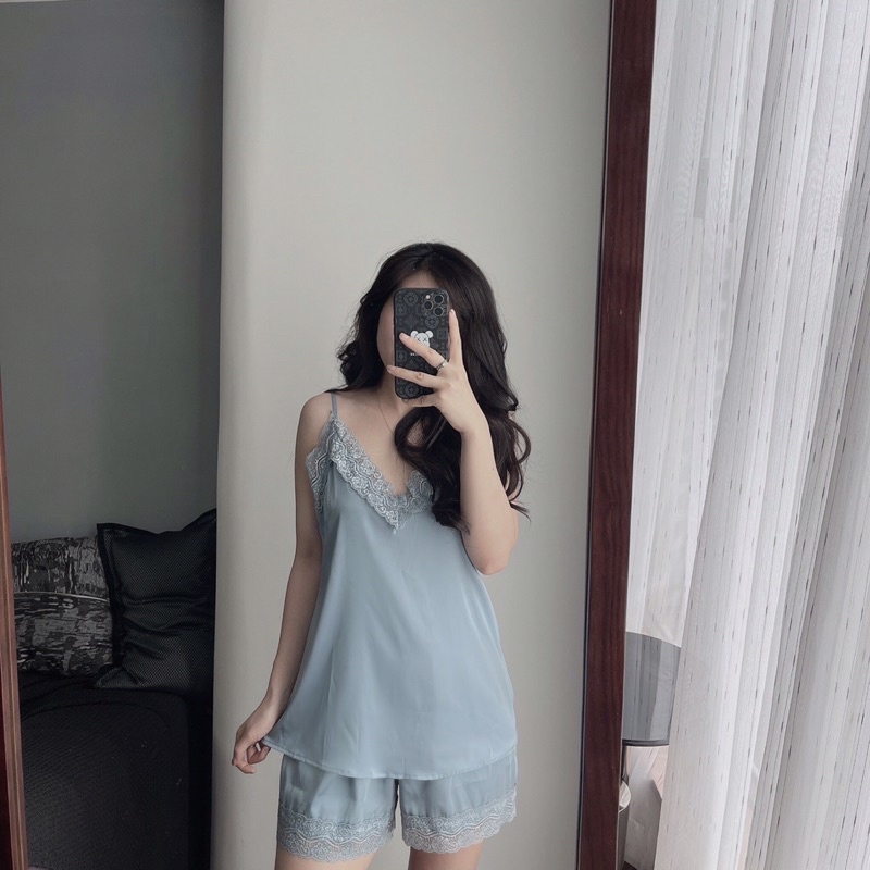 Bộ Ngủ Lụa Phối Ren | BigBuy360 - bigbuy360.vn