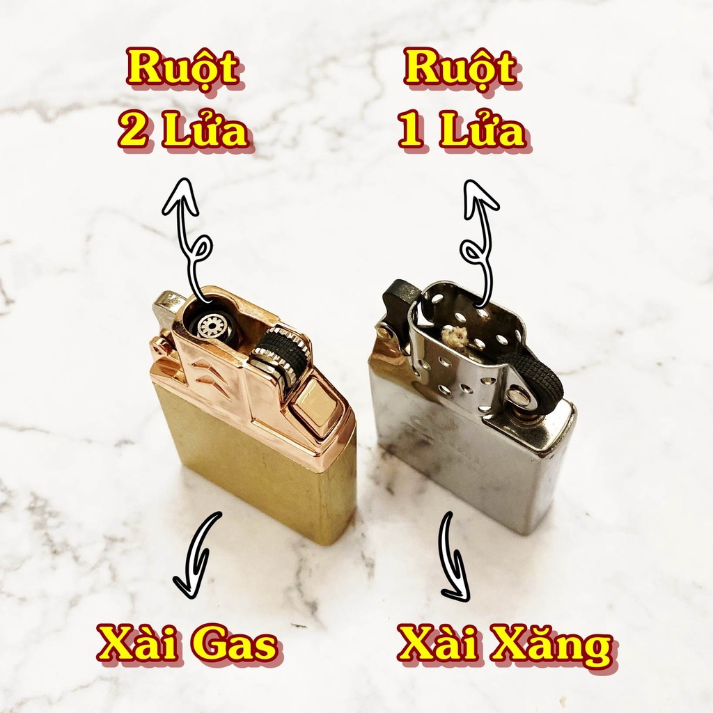 hcm/ 𝙃𝙤̣̂𝙥 𝙌𝙪𝙚̣𝙩 𝘽𝙖̣̂𝙩 𝙇𝙪̛̉𝙖 CHIEF 2 RUỘT - 3 TIA HOA VĂN VÀNG BẠC (1 RUỘT ZIP-PÔ XÀI X-ANG - 1 RUỘT 2 LỬA XÀI GA)