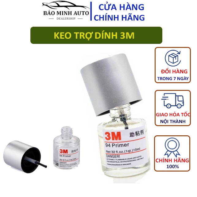 Keo Trợ Dính 3M Dán Gioăng Ron Cao Su, Chất Dung Môi Tăng Bám Dính Cho Lớp 3M