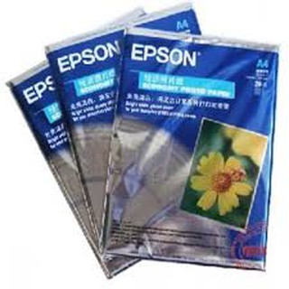 GIẤY IN ẢNH 1 MẶT EPSON A4 ĐỊNH LƯỢNG 210 GSM( loại 20 tờ)