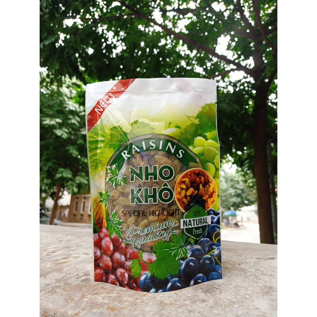 Nho Khô Xanh Ninh Thuận Dẻo Chua Ngọt 300Gr Loại 1 Giá Siêu Rẻ | đò ăn vặt bích ngân