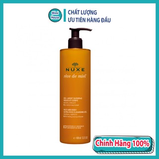 Sữa Rửa Mặt Kiêm Sữa Tắm Nuxe Reve De Miel 400ml Nội Địa Pháp Chuẩn