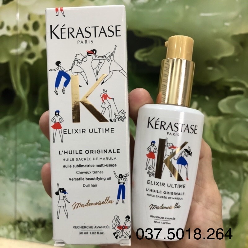 Tinh dầu dưỡng tóc Kerastase Elixir Ultime ORIGINAL 30ml-NEW