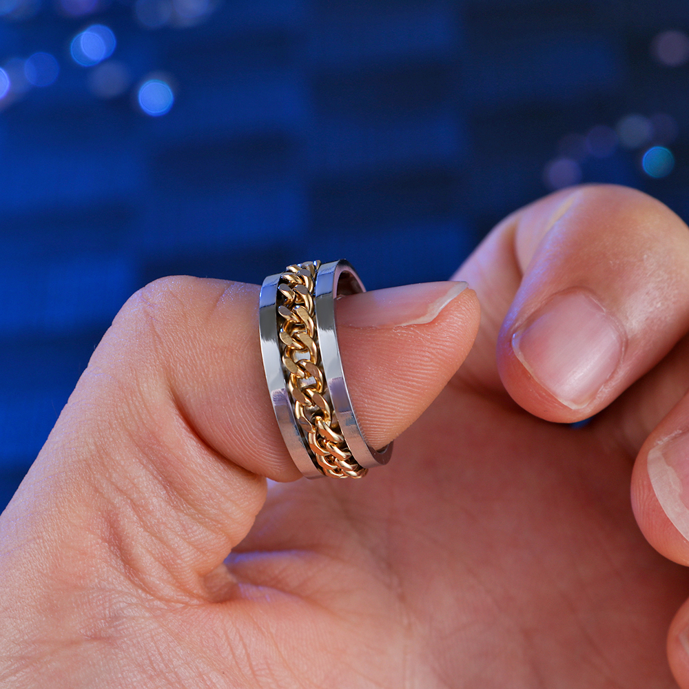 Nhẫn Thép Titan Đính Đá Zircon Nhiều Màu Sắc Làm Đồ Trang Sức Cho Nữ