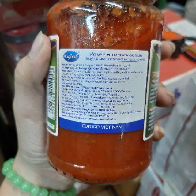 Sốt Mỳ Ý CASTELLO 350gram