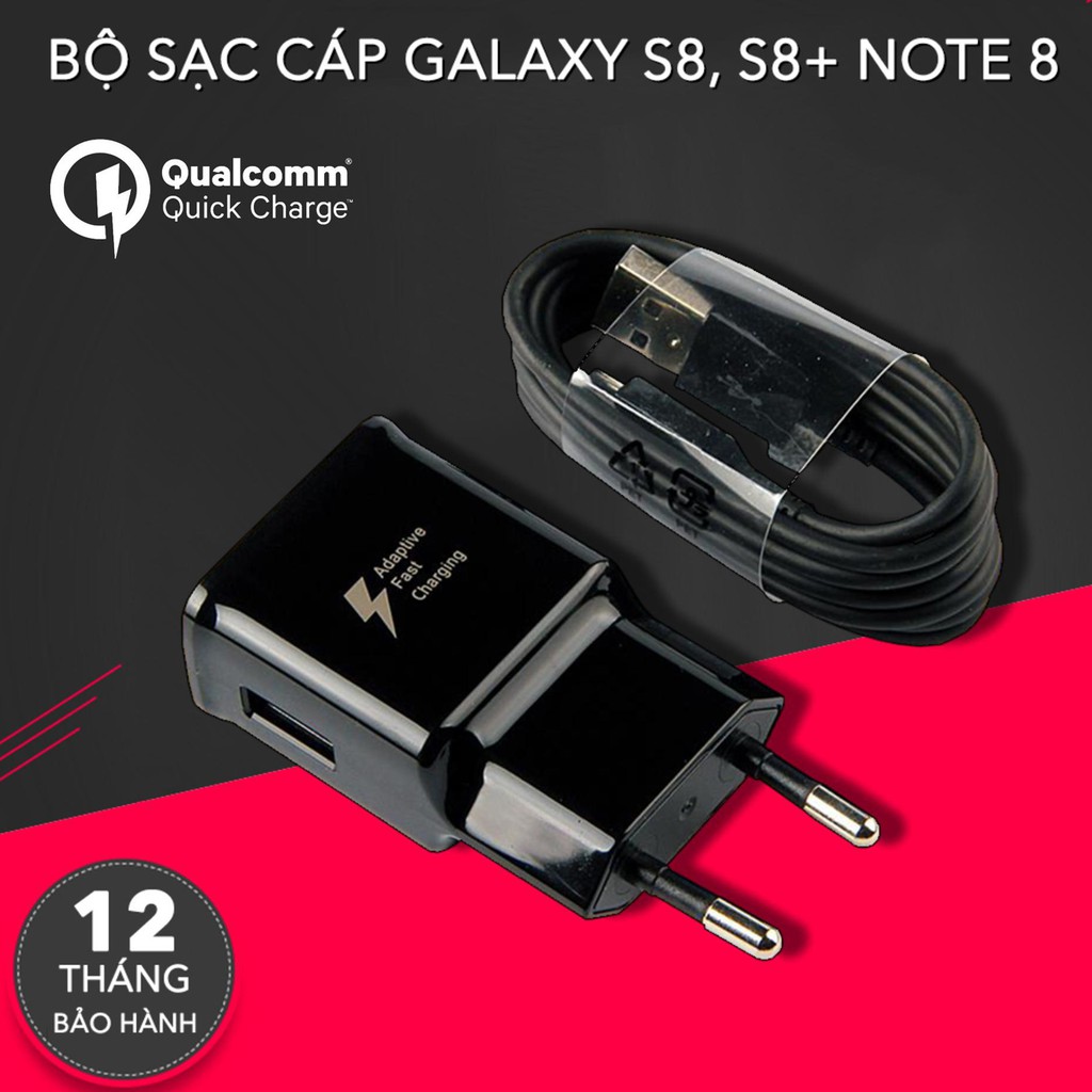 TRỌN BỘ SẠC+ CÁP SAMSUNG GALAXY S8/ S8 PLUS/ S9/ S9 PLUS/ NOTE 9