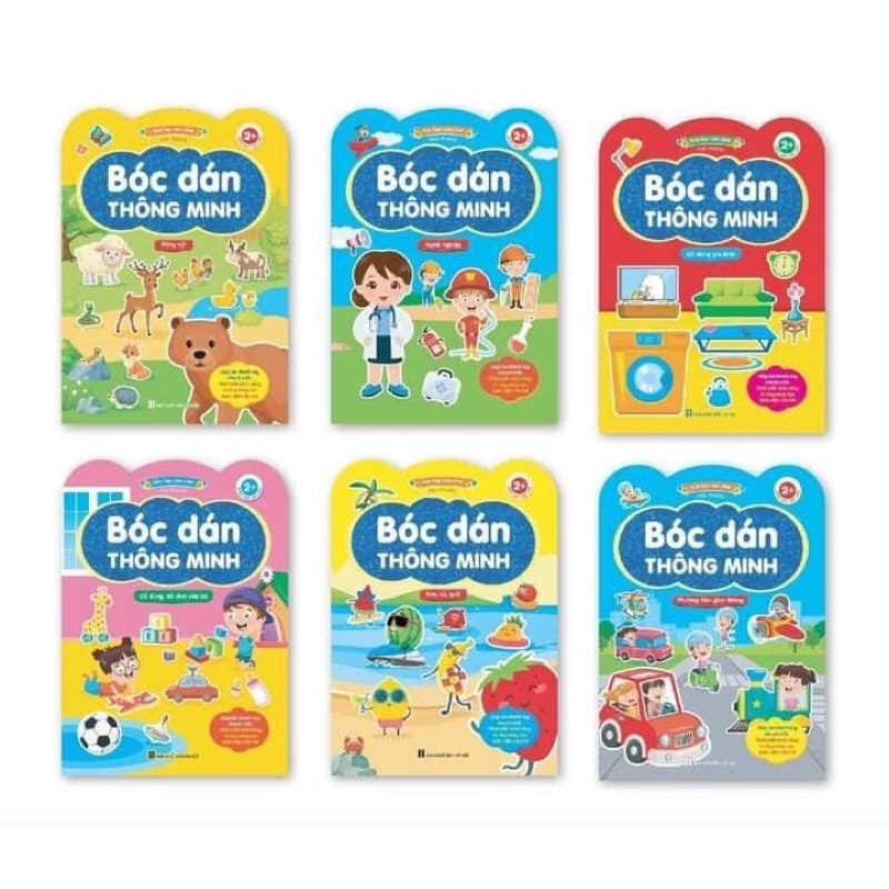 BỘ SÁCH BÓC DÁN THÔNG MINH CHO TRẺ PHÁT TRIỂN TRÍ NÃO