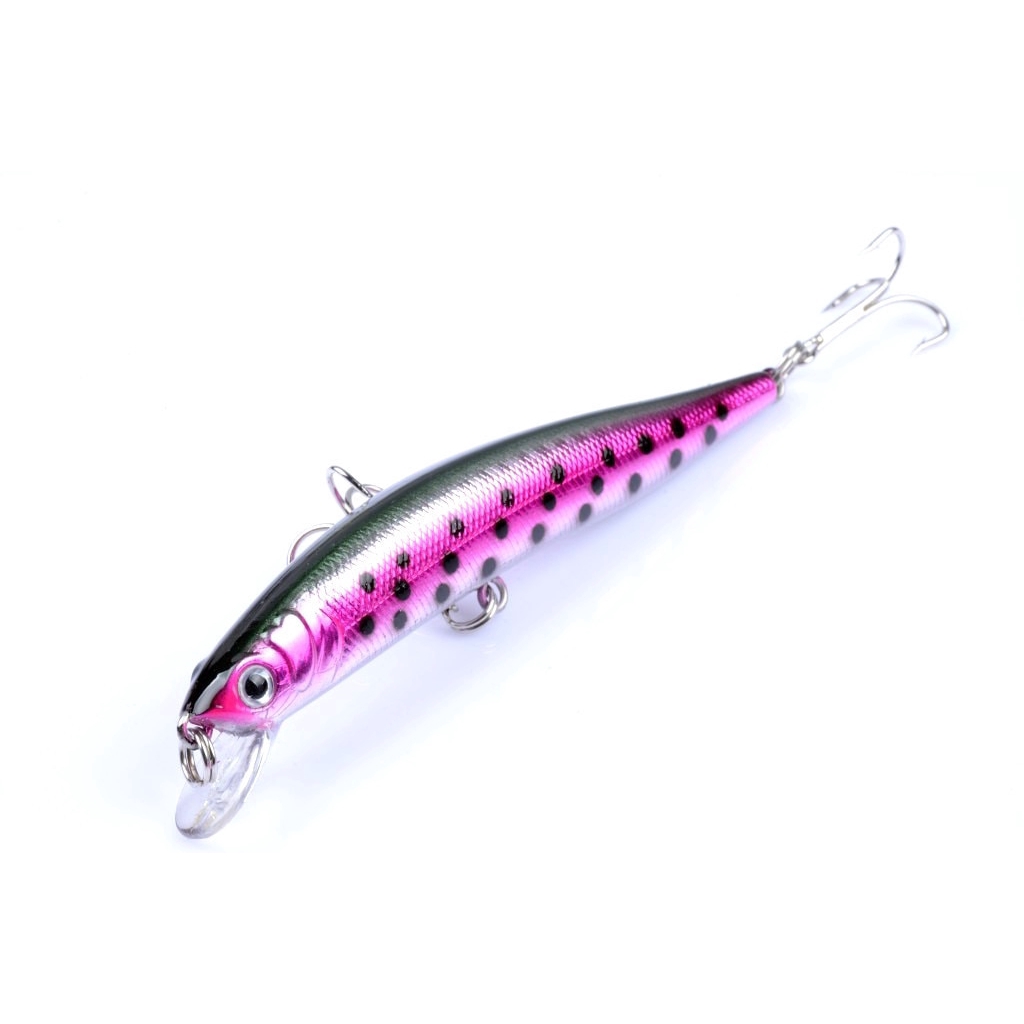 97mm/8.6g Minnow Sea Beach Fishing Lure With Hook Crankbait Wobbler Hard Bait Câu cá biển Mồi câu cá mồi Thức ăn cho cá