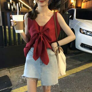 Áo balo cột nơ