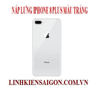 NẮP LƯNG IPHONE 8 PLUS MÀU TRẮNG