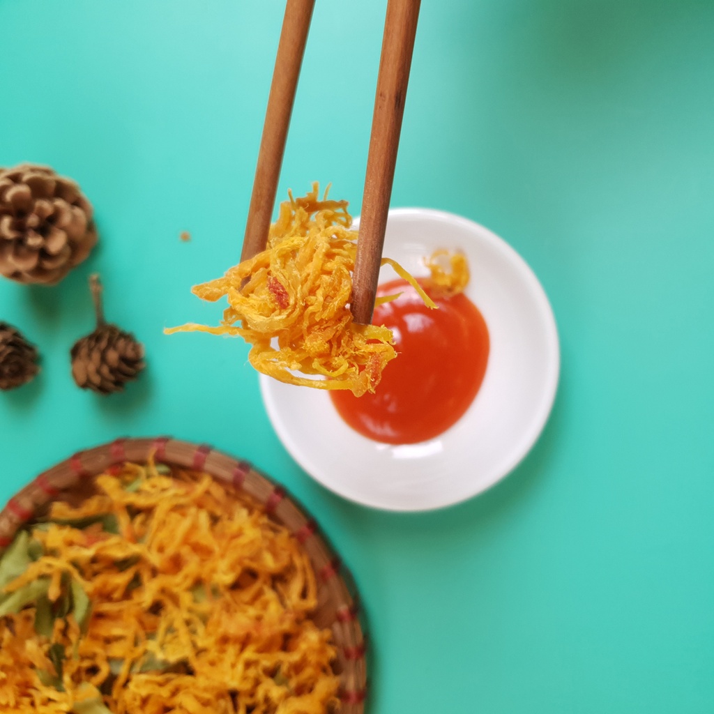 500G Khô gà lá chanh sấy khô đồ ăn vặt ngày tết đi picnic Thanh Organic | BigBuy360 - bigbuy360.vn