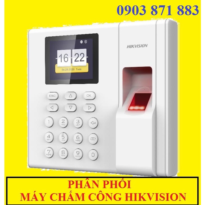 PHÂN PHỐI MÁY CHẤM CÔNG HIKVISION -Máy chấm công Hikvision DS-K1A802AMF