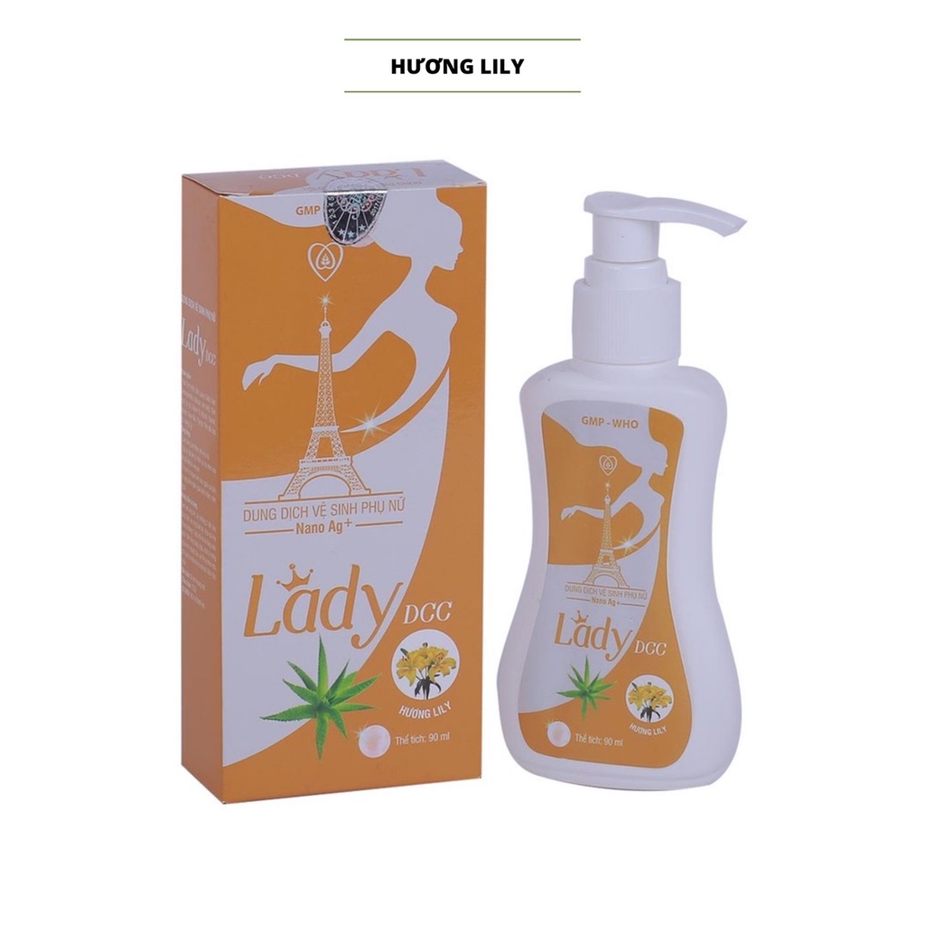 Dung Dịch Vệ Sinh Phụ Nữ Lady - 3 Mùi Hương - Dung Tích 90ml - Làm Sạch, Làm Thơm, Ngăn Ngừa Viêm Nhiễm ( video thật ) )