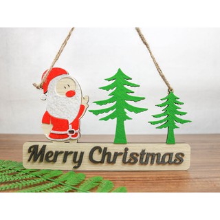Bảng gỗ decor treo trang trí Noel