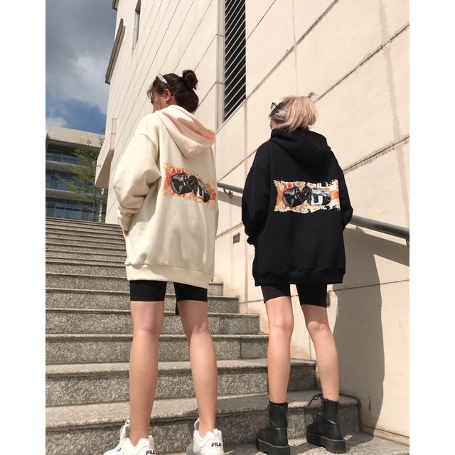 Áo hoodie Steel P i l l  2 màu (Trắng kem / Đen) - Bitter Pills | BigBuy360 - bigbuy360.vn