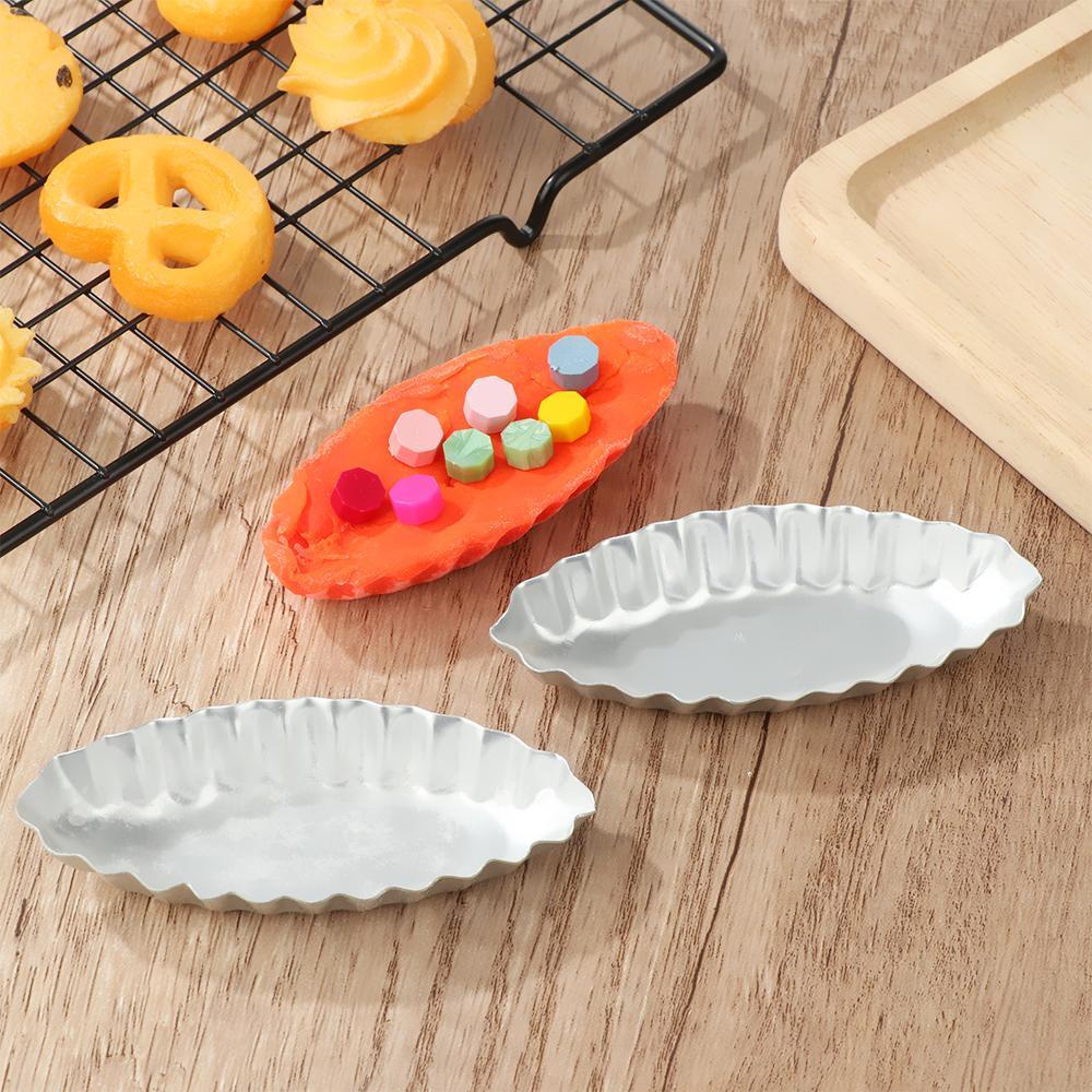 Set 5 Khuôn Làm Bánh Tart Trứng DIY Giá Đỡ