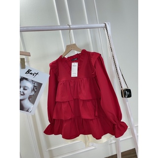 [HÀNG CÓ SẴN] SET ÁO BABYDOLL TẦNG + QUẦN LỤA