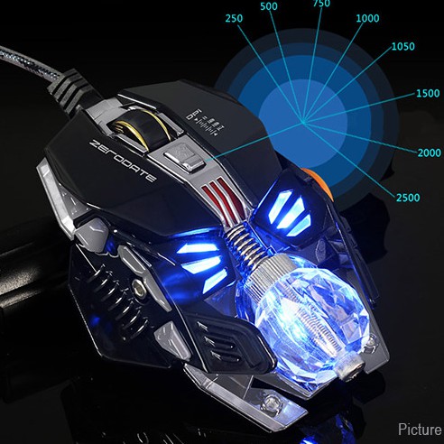 [Mã ELCLJUN giảm 7% đơn 500K] Chuột gaming Zerodate G16 - Chuột chơi game Zerodate 3200DPI led RGB G90 | BigBuy360 - bigbuy360.vn