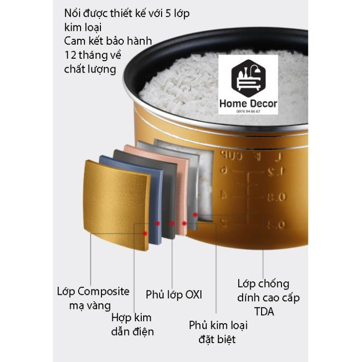 Nồi cơm điện thông minh cảm ứng IMD CHÍNH HÃNG 8 chế độ nấu khác nhau là sự khác biệt với cái nồi trên thị trường! | BigBuy360 - bigbuy360.vn