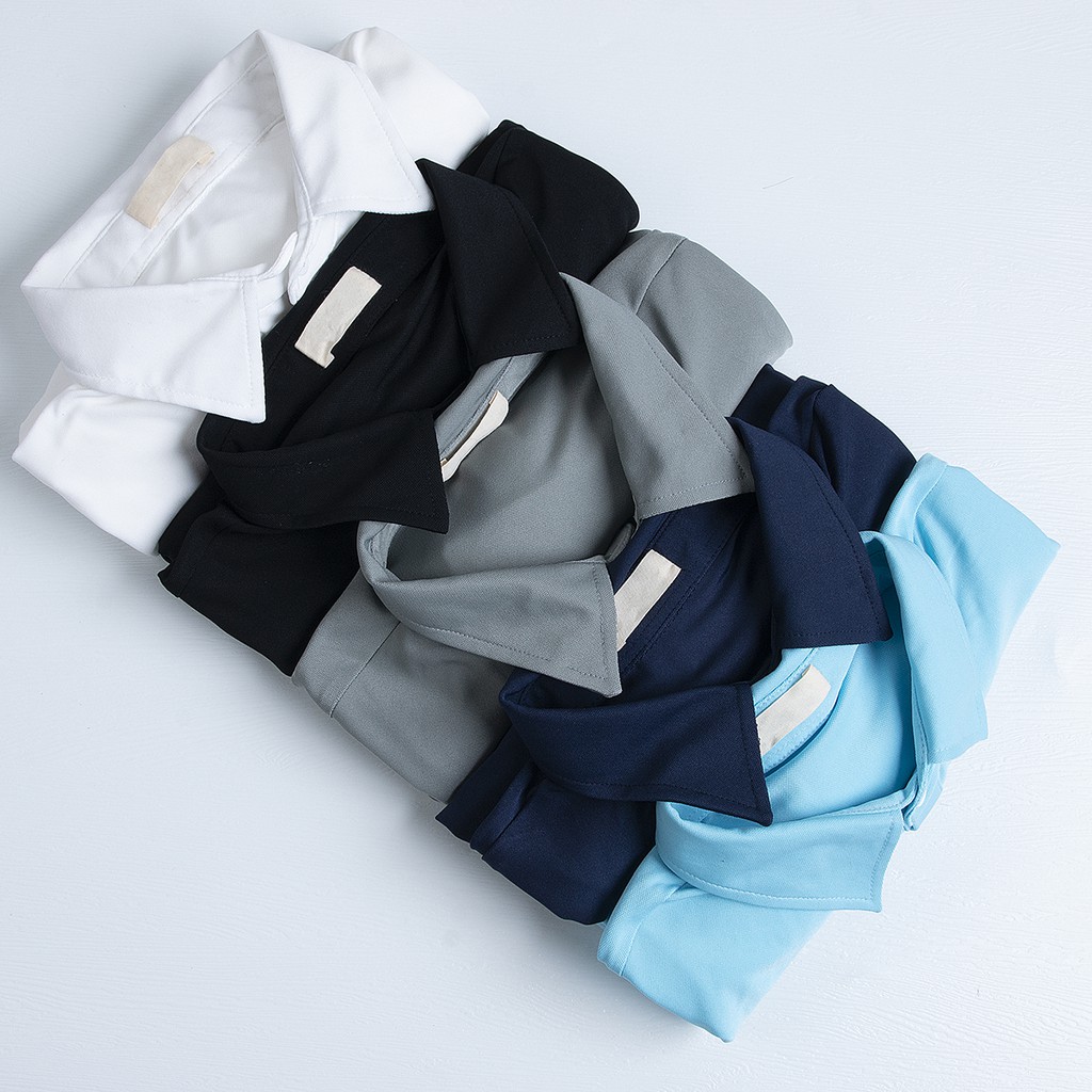 Áo Polo Trơn Rough Chất Liệu Cotton CVC Chống Nhăn, Form Suông Basic | BigBuy360 - bigbuy360.vn