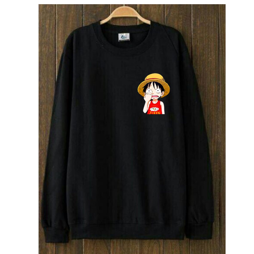 áo sweater Luffy  freeship  áo One piece có đủ size - áo sweater anime giá rẻ
