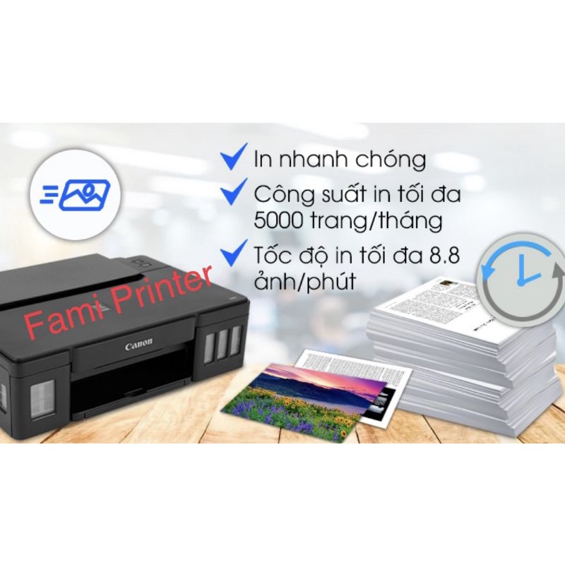 Máy in Canon G1010 - máy in phun màu A4