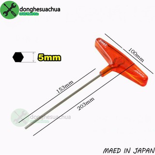 Lục giác chữ t eight 018-5 đầu 5mm nhật bản