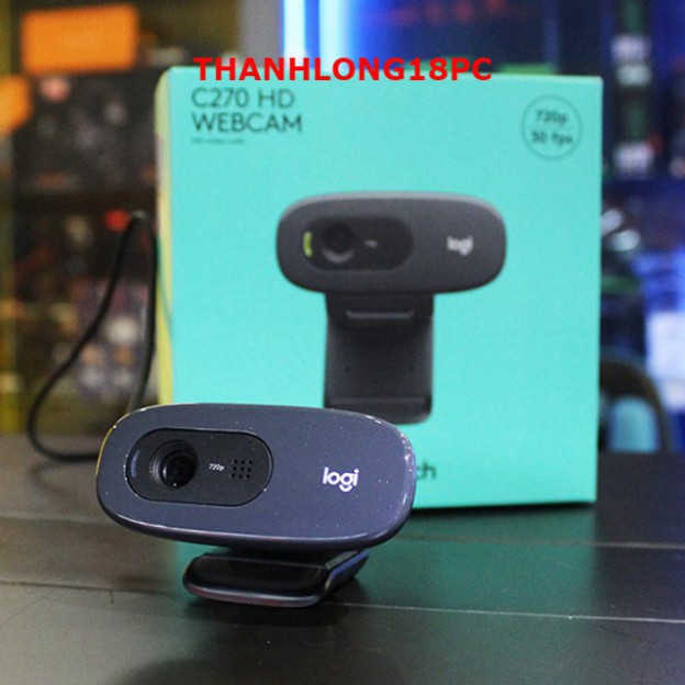 Webcam Logitech C270 hàng chính hãng bảo hành 12 tháng