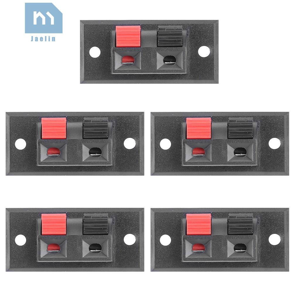 Bộ 5 công tắc lò xo 2 nút thiết kế kết nối hệ thống loa âm thanh cao cấp