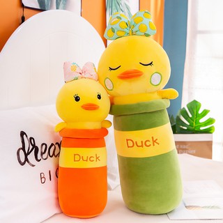 Makeup little yellow duck pillow net celebrity vibrato with the same duck plush toy girl doll pillow cute doll