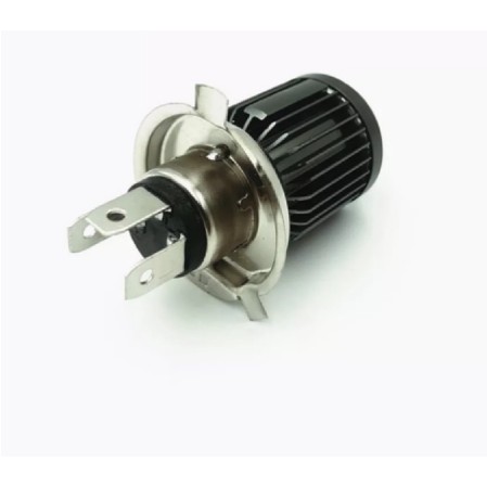 Đèn Pha Bi Cầu cho wave , dream Chân Cài  H4 - Ánh Sáng Trắng/ Vàng Tản Nhiệt Nhôm/ Hàng loại 1