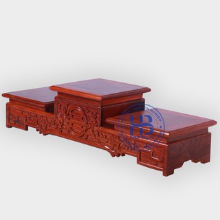 Tam sơn thờ kê bát nhang gỗ hương nhiều cỡ mặt