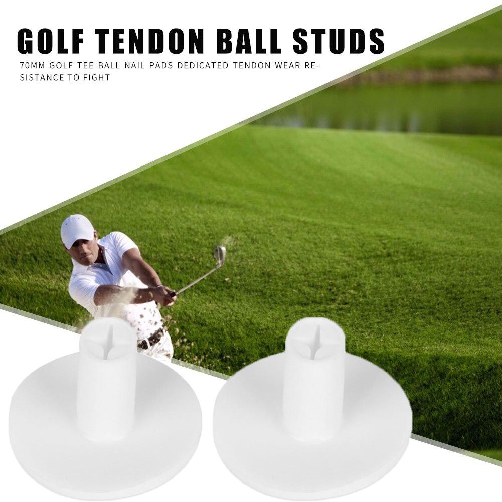 Giá Đỡ Tee Bóng Golf Màu Trắng 38mm Bằng Cao Su Bền Bỉ Dùng Trong Nhà