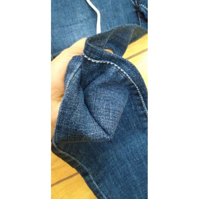 (mới về) Quần bò jeans dài  mềm co dãn cho bé gái 17-25kg