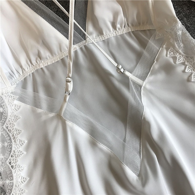 Váy Ngủ Lụa 2 Dây Phong Cách Cực Quyến Rũ - Đầm Ngủ Lụa Cao Cấp Siêu Mềm Mỏng Có Lót Ngực Tháo Rời VN008 [BINO] | BigBuy360 - bigbuy360.vn