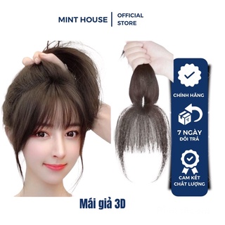 Tóc mái giả 3d có rãnh da đầu