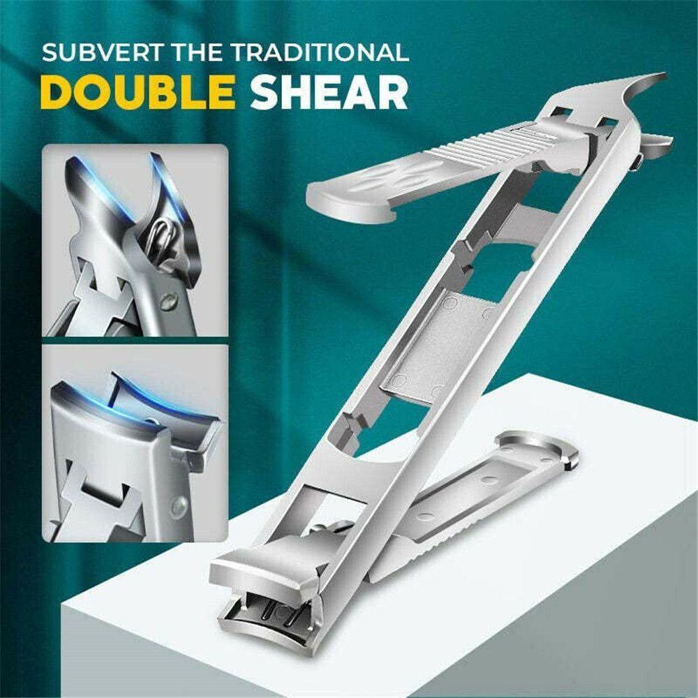 ZAIJIE24 Kềm Cắt Móng Hai Đầu Chuyên Nghiệp Bằng Thép Không Gỉ